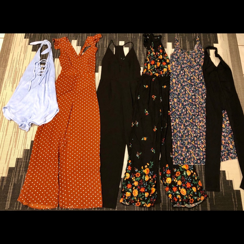 NWOT | NWT | F21 | BOUTIQUE | 6 JUMPSUIT BUNDLE